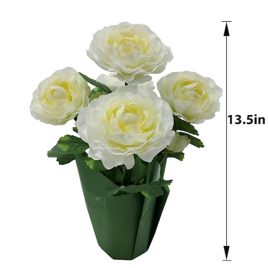 14" Potted Ranunculus by Ashland®